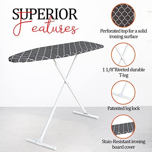 Compact Full Size Ironing Board with Thick Cover C417848