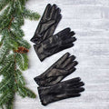 Fleece-Lined Leather Gloves