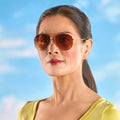 Steve Madden Ladies' Mirrored Sunglasses