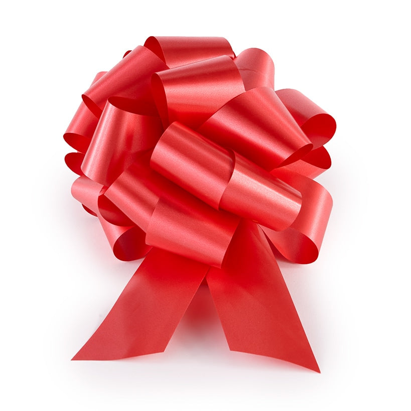 Oversized Red Ribbon Bow B75810