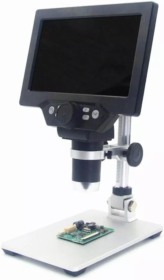 12MP 7 Inch LCD Digital Microscope with Aluminum Alloy Stand U740
