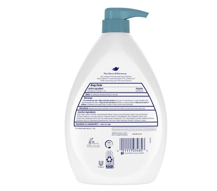 34 oz Antibacterial Liquid Body Wash E936
