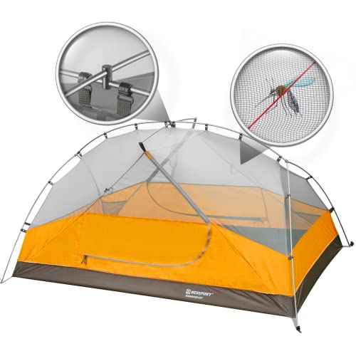 Lightweight Backpacking Tent for 2-3 Person, Waterproof Windproof Double Layer P613
