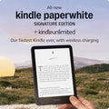 32GB Kindle with auto-adjusting front light and wireless charging Z7107