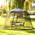 Patio Umbrella Bug Screen with Zipper Opening P6096
