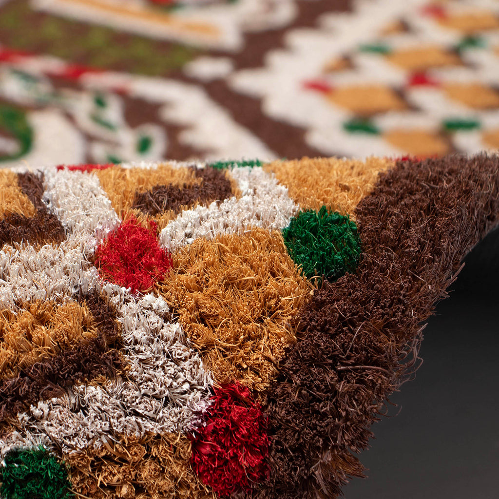 Natura Gingerbread House Welcome Coir Doormat with Non-Slip Backing