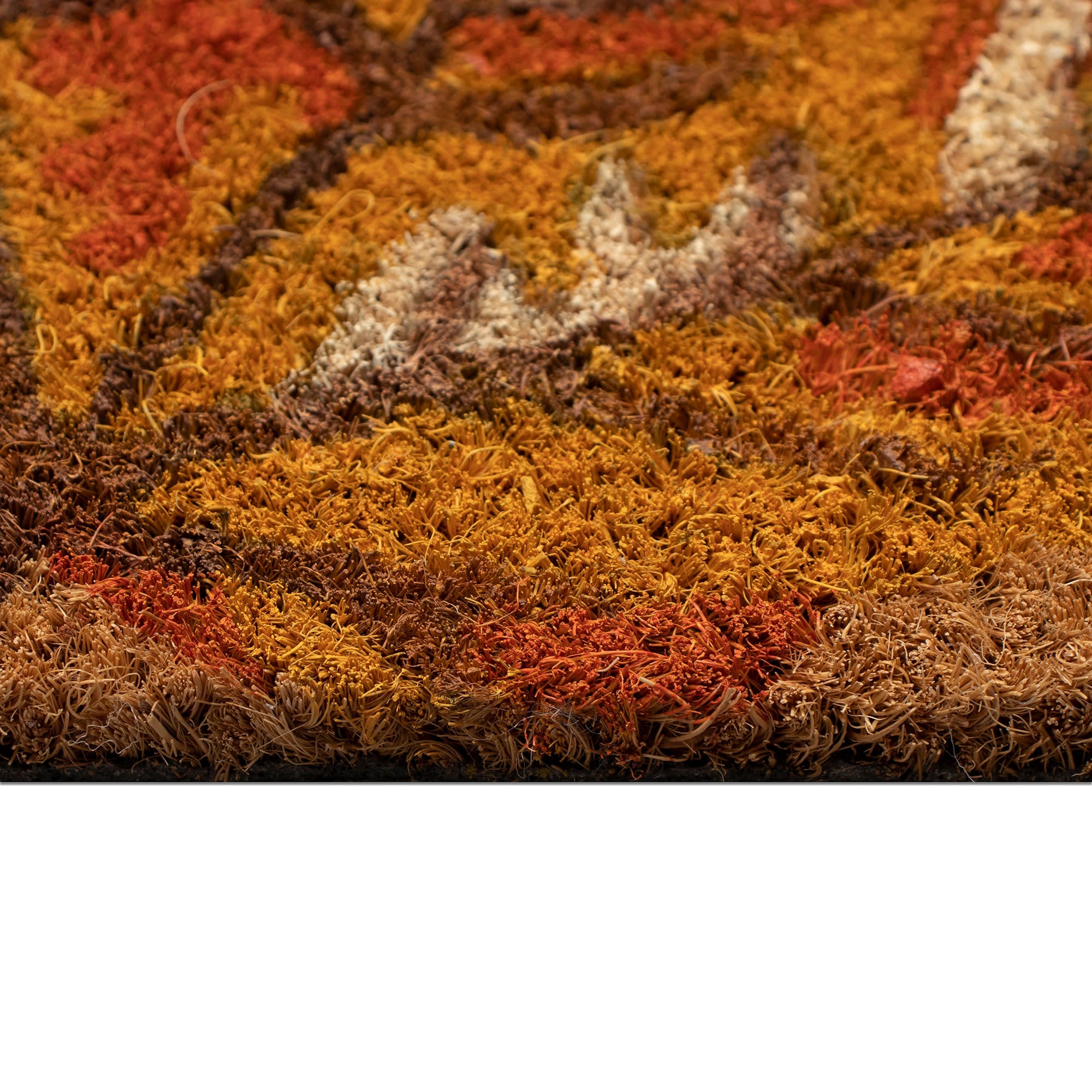 Natura Falling Leaves Coir Doormat with Non-Slip Backing
