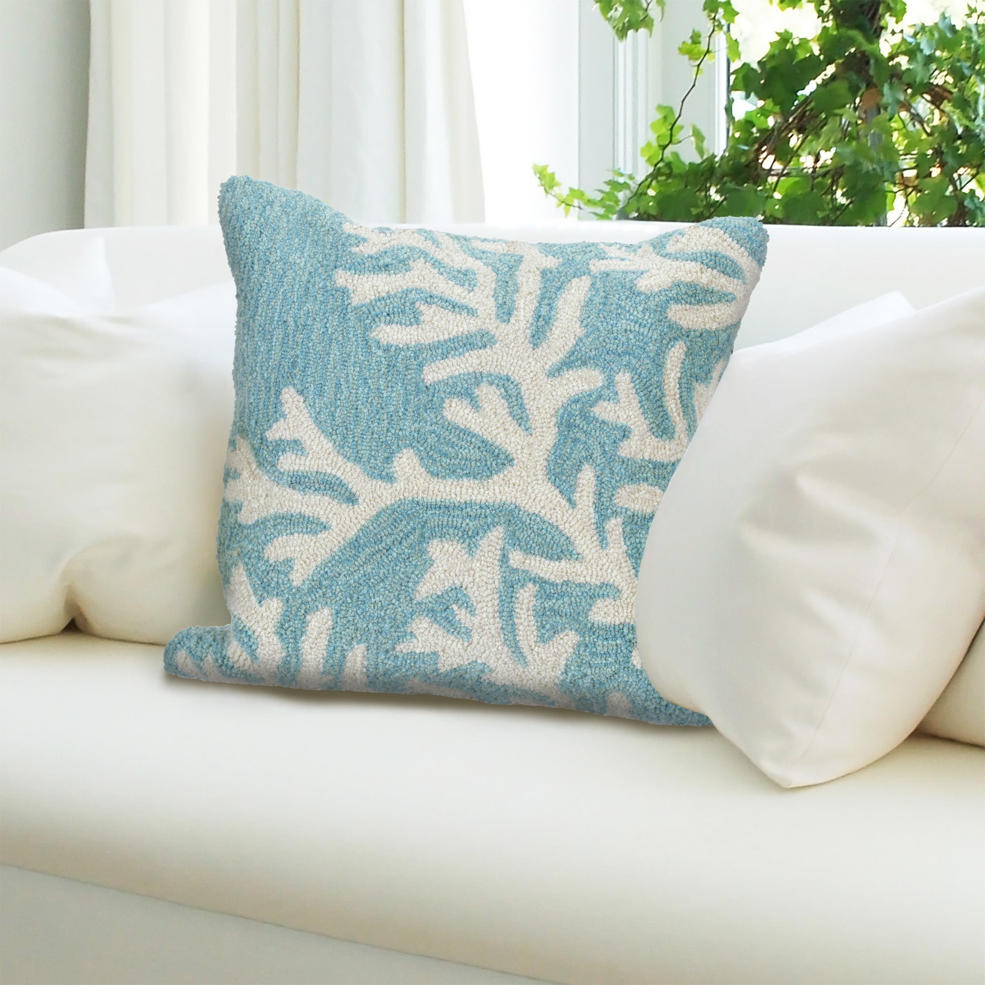 Frontporch Coral Indoor Outdoor Throw Pillow