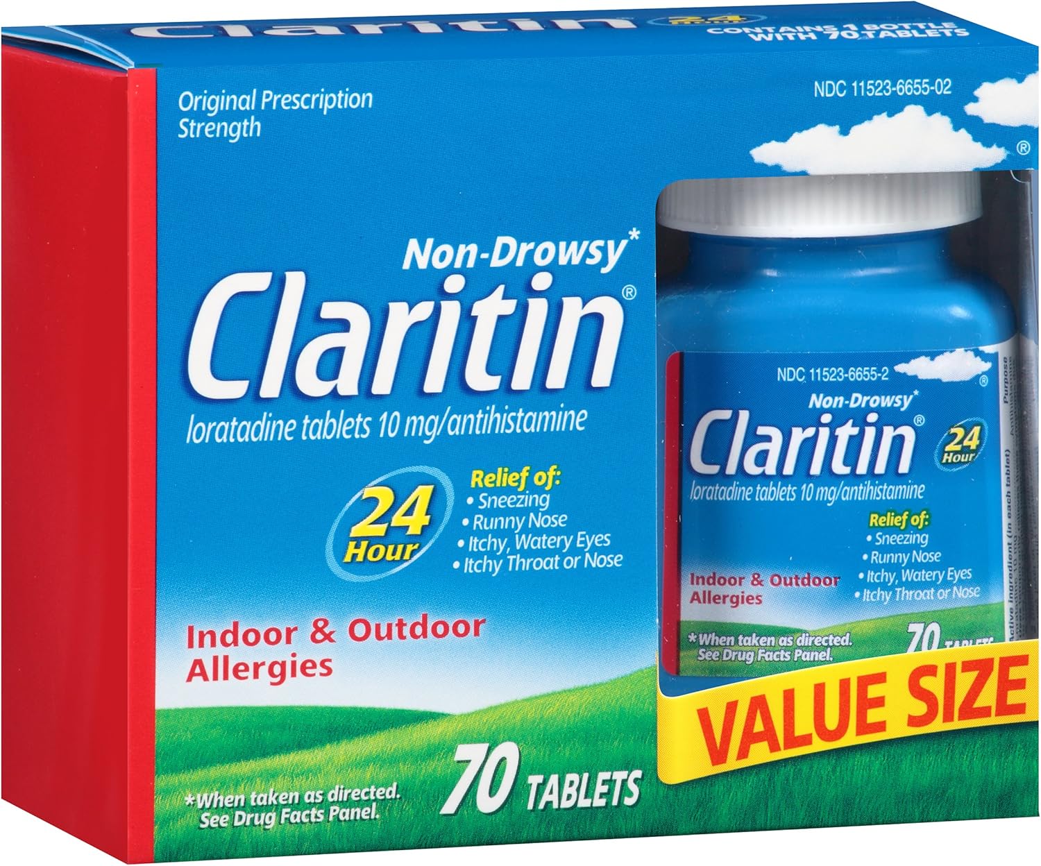 70 Count Non Drowsy Allergy Tablet Z42957
