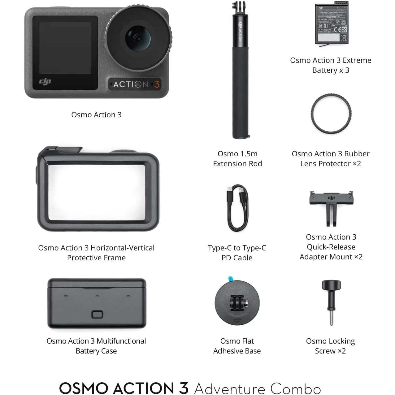 Action Camera with 64GB Accessory Bundle S1755