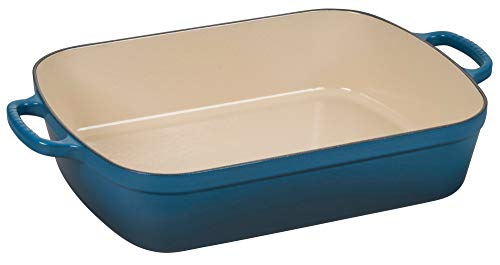 Enameled Cast Iron Rectangular Roaster, 7 qt. P129