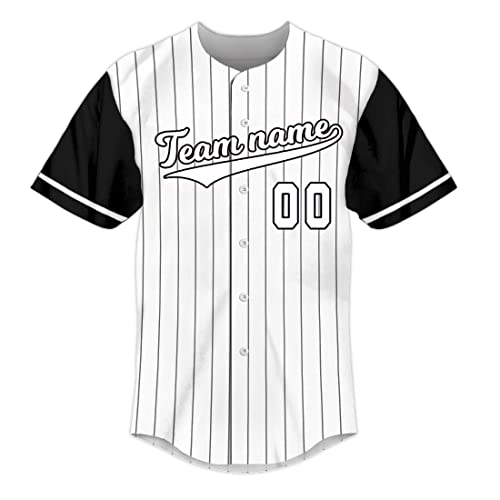 Black/Red Baseball Jersey X77498