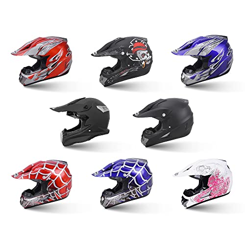 Adult Motocross Dirt Bike Helmet with Goggle, Gloves & Mask J67629