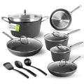 14pc Hard Anodized Cookware Set I5663