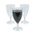 25 Pc Plastic Wine Glasses X194