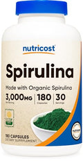 Spirulina 3,000mg 180 Capsules Organic J4847