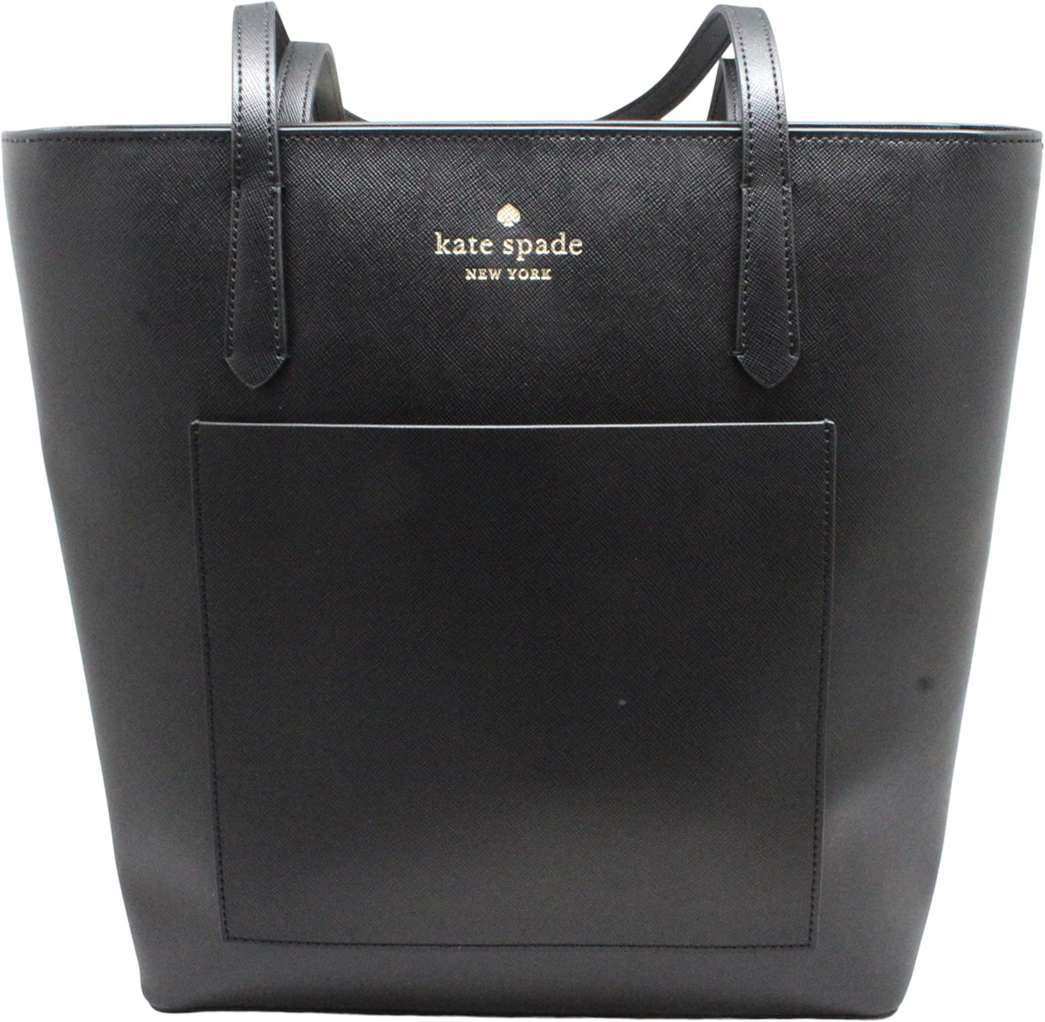 Black Leather Tote D137335