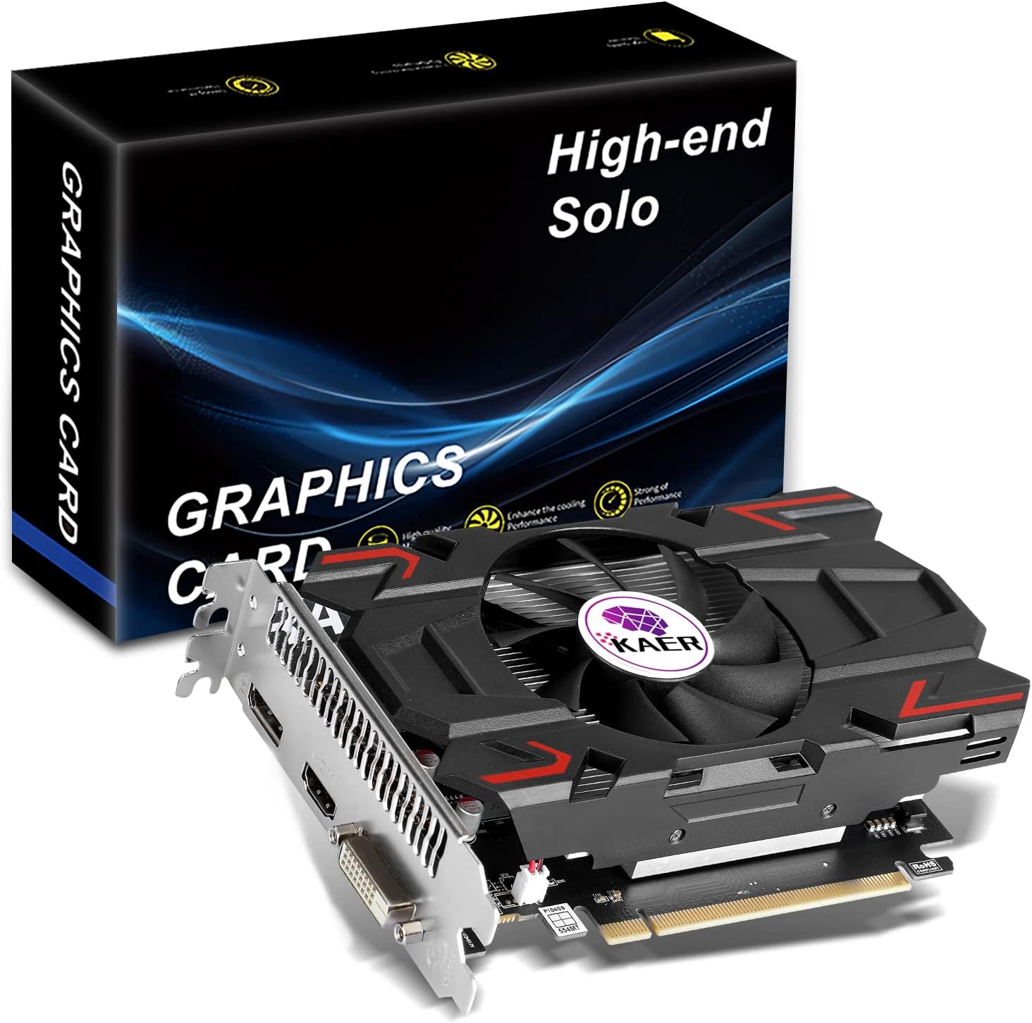 AMD Radeon RX 550 4GB GDDR5 128 Bit PCI Express 3.0 Graphics Card U732836