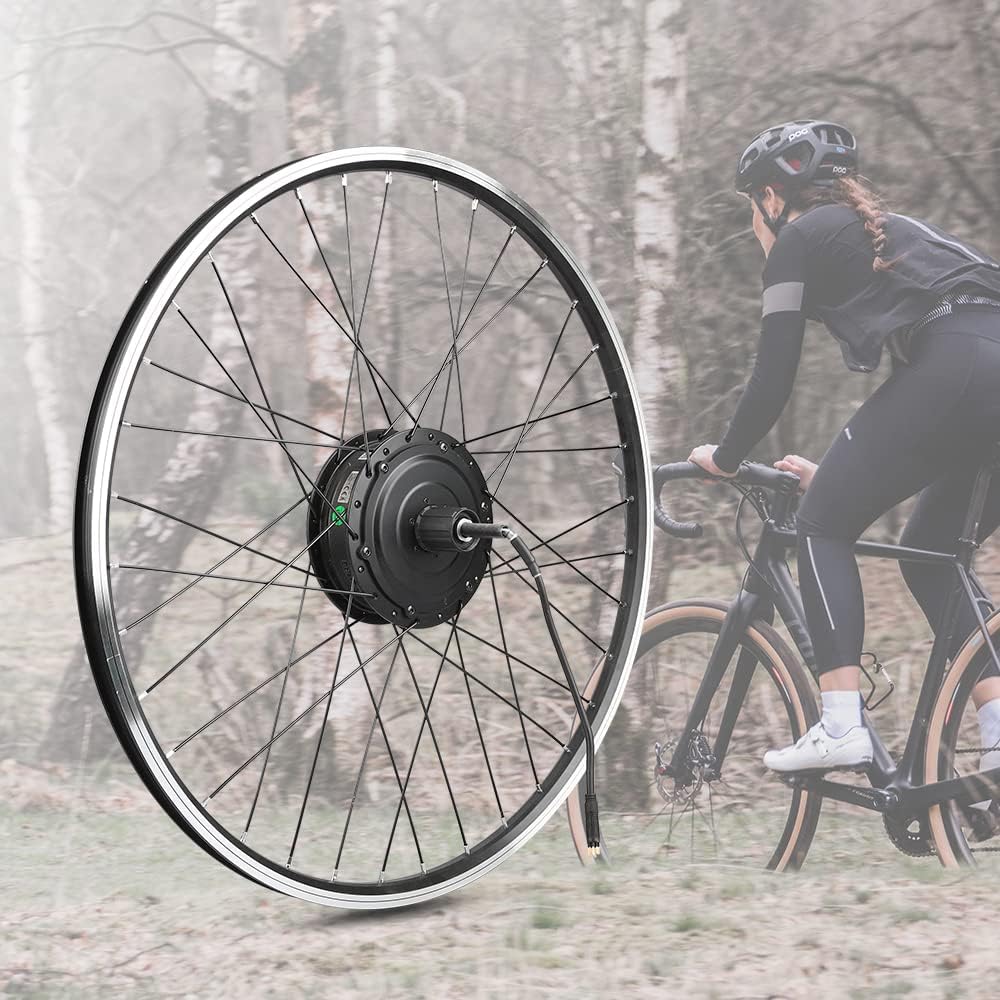 48V 500W Front Hub Motor Electric Bike Conversion Kit for 26 inch Wheel with LCD Display K751