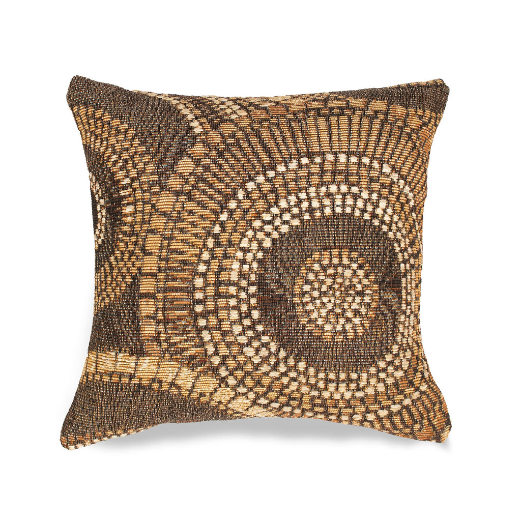 Marina Circles Indoor Outdoor Throw Pillow
