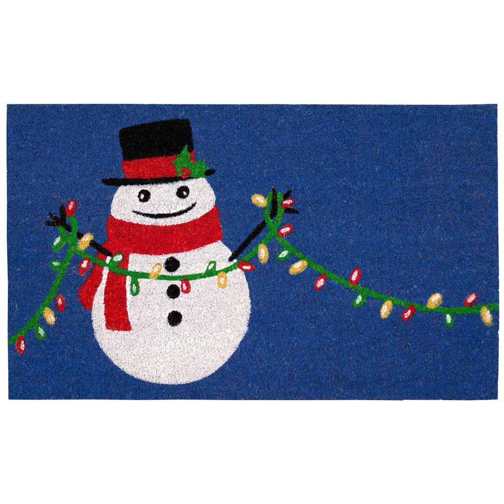 Natura Frosty And Bright Coir Doormat with Non-Slip Backing