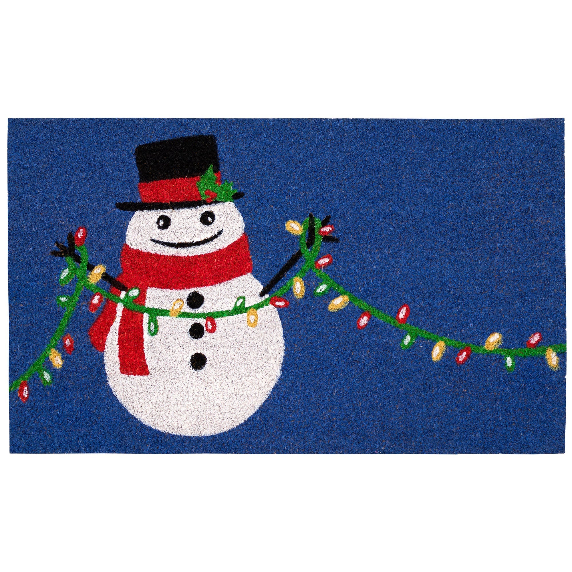 Natura Frosty And Bright Coir Doormat with Non-Slip Backing