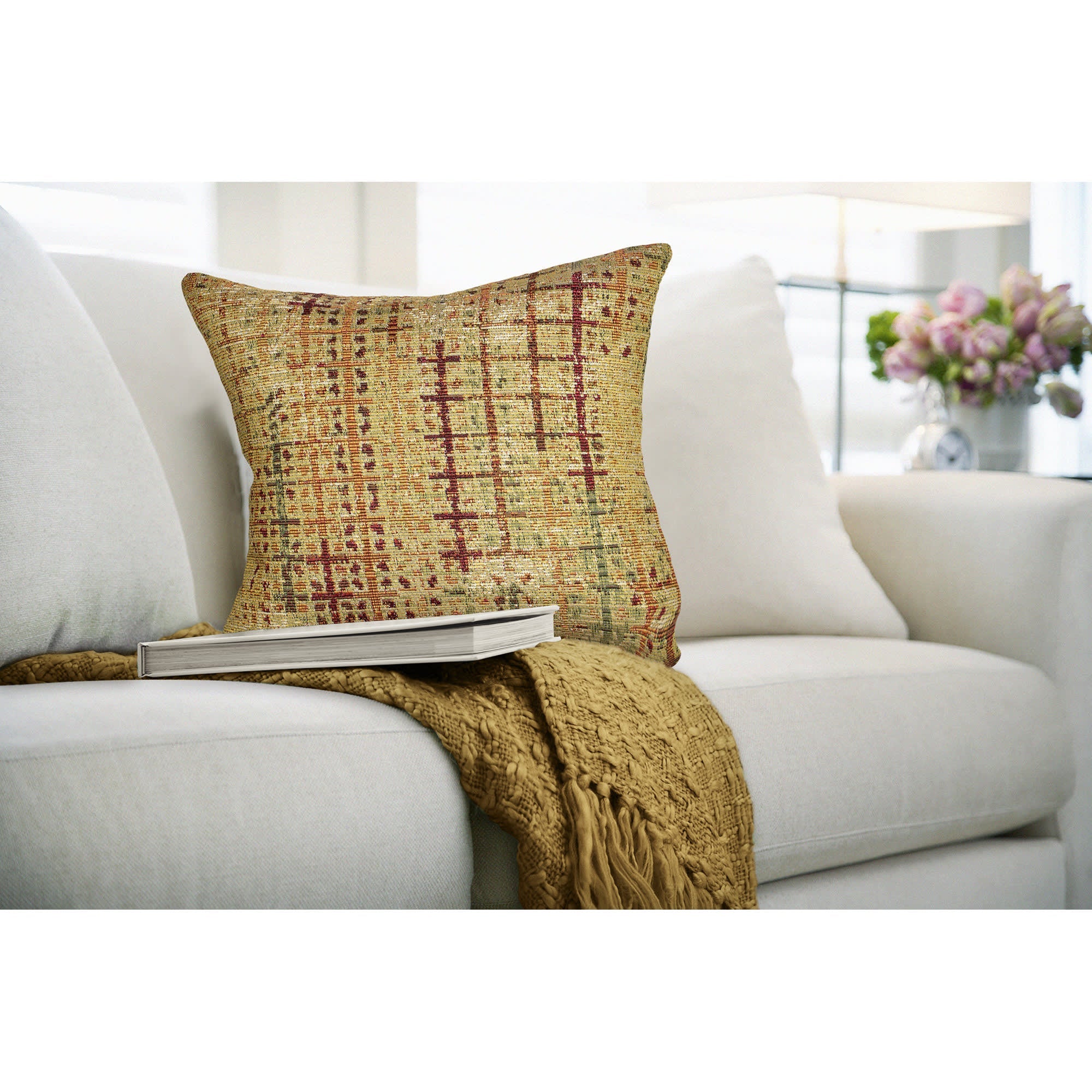 Marina Sienna Indoor Outdoor Throw Pillow