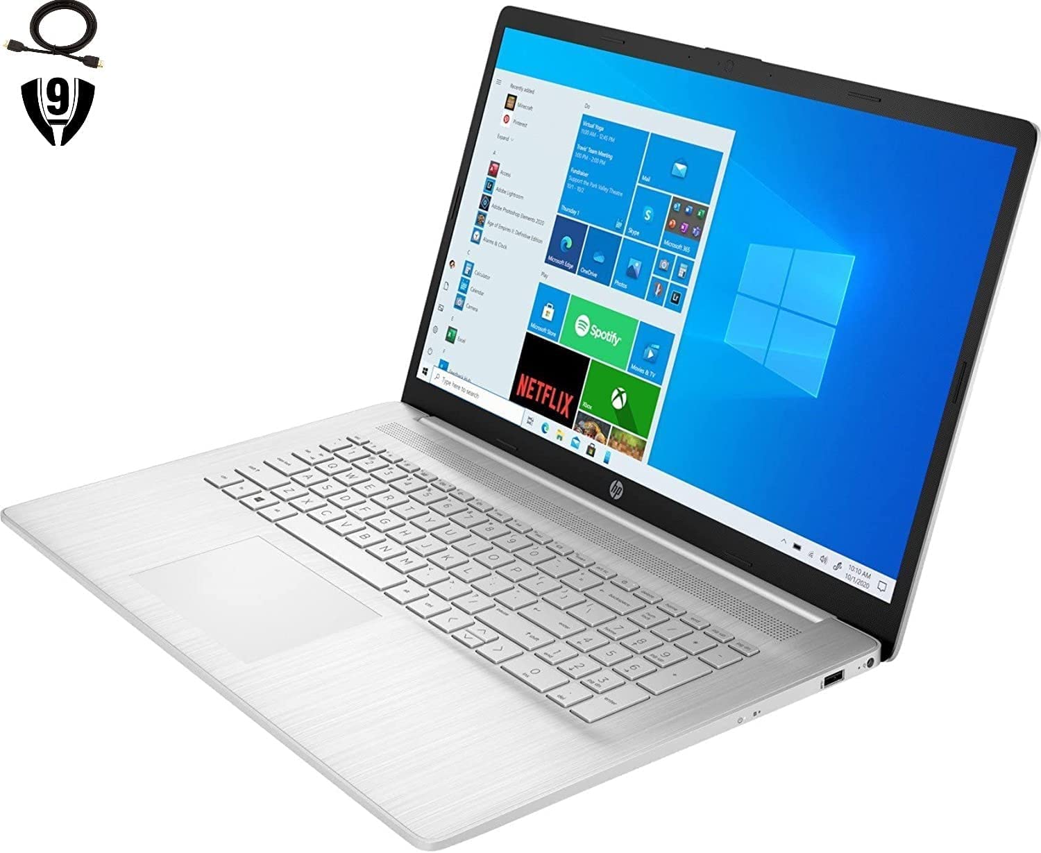 17.3" HD+ Touchscreen Laptop, AMD Ryzen 5 5500U, 16GB RAM, 512GB SSD+1TB HDD, Windows 11 Home R94387