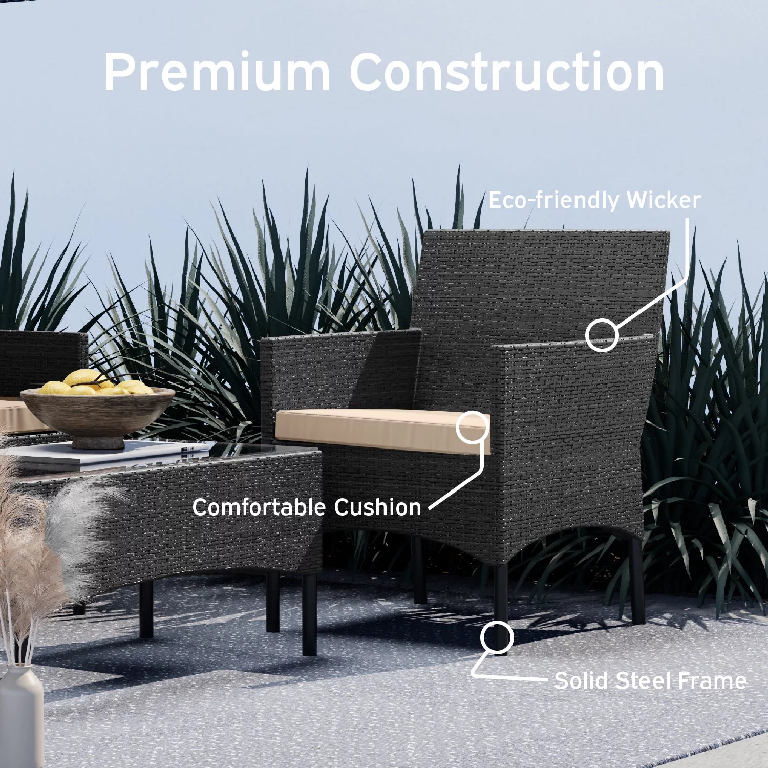 4-Piece Outdoor Patio Furniture Set F967387