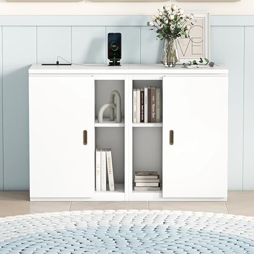Queen Size Solid Wood Murphy Bed with USB Ports O411375
