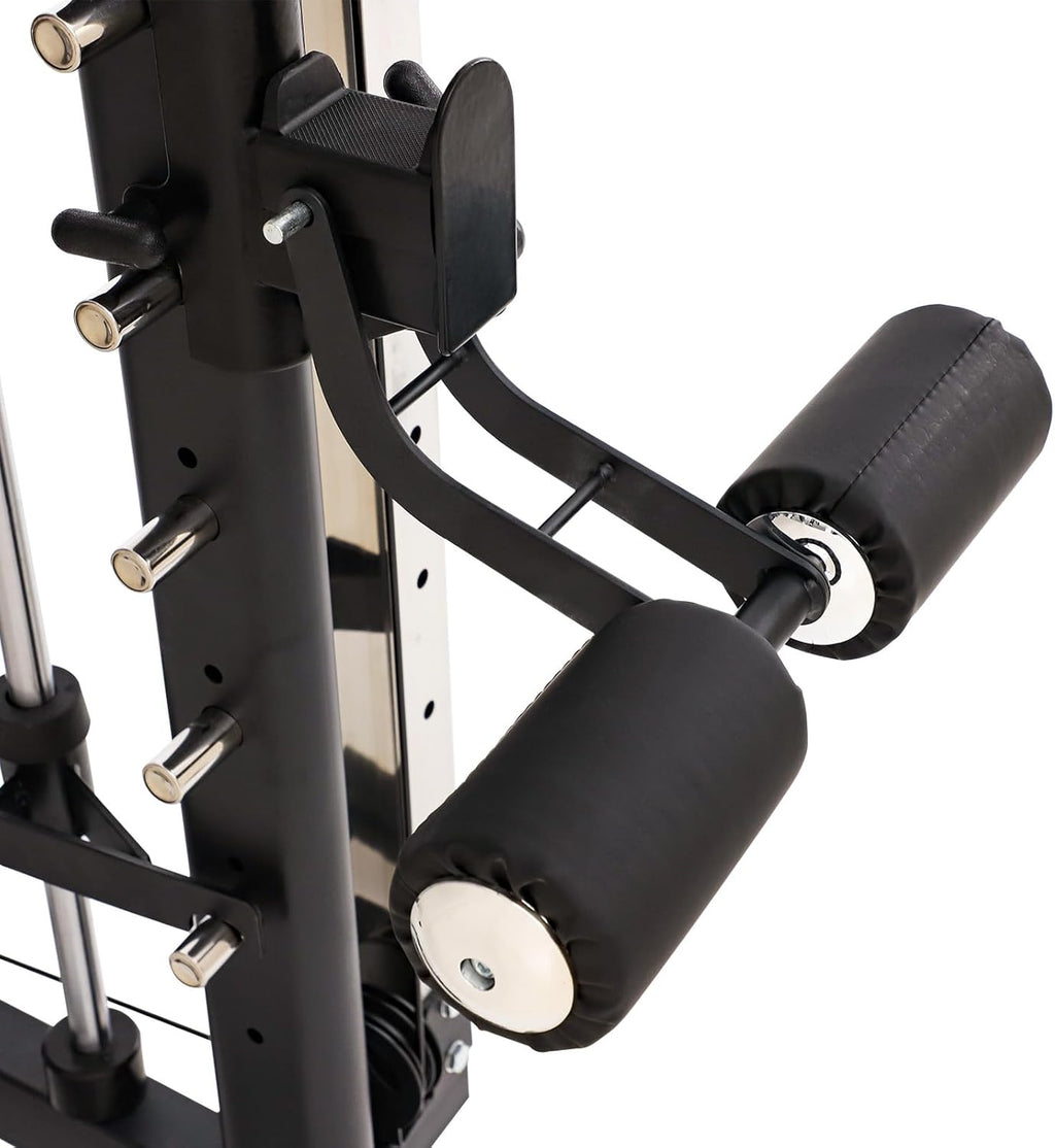 Home Gym Smith Machine with Pulley System Squat Rack Pull Up Bar M682957