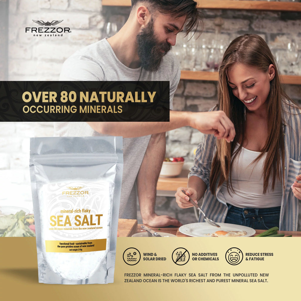 6-Pack 44.4 Oz Mineral-Rich Flaky Sea Salt J444910