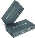KVM Switch HDMI 2 Port, Ultra HD 4K@30Hz, USB2.0 Hub, with 2 HDMI and 2 USB Cables K58152