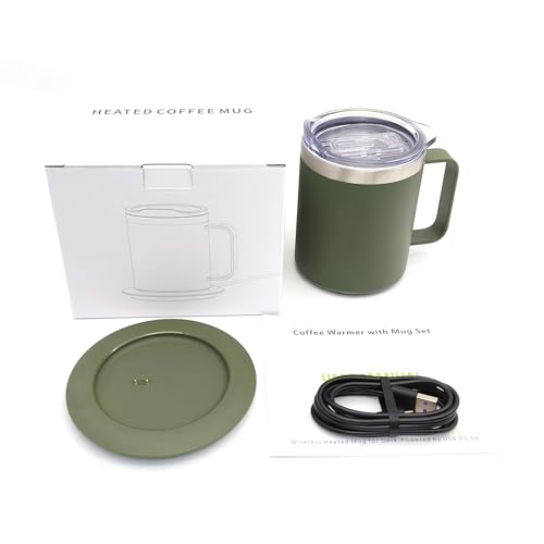 12oz Self Heating Stainless Steel Coffee Mug Z11724