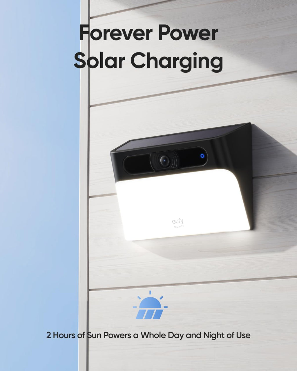 Solar Security Camera, 2K, Wireless Outdoor Camera, IP65 Waterproof T47089