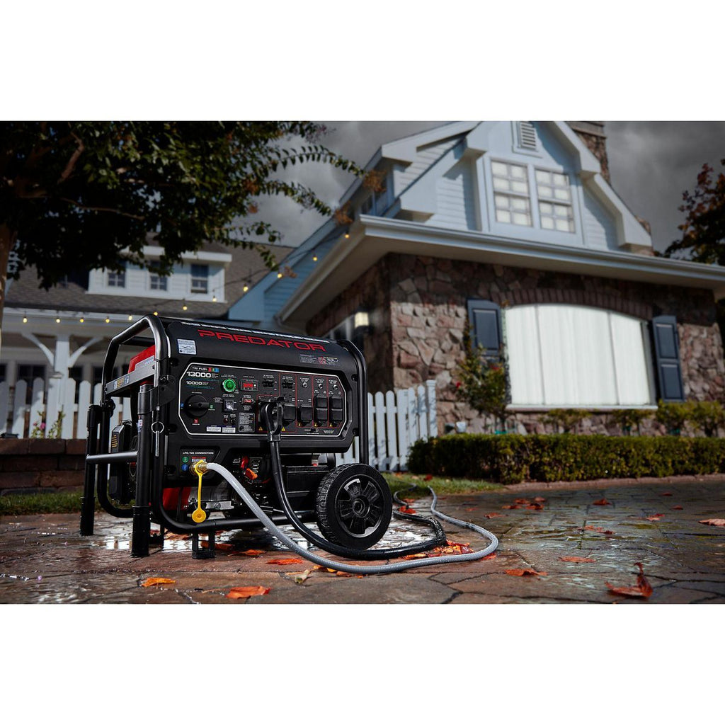 13,000 Watt Tri-Fuel Portable Generator with Remote Start P47214