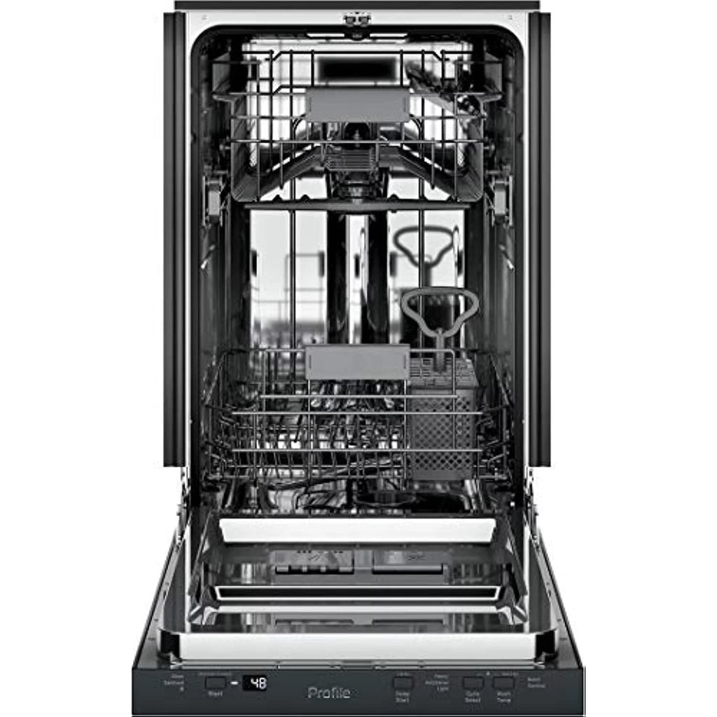 Black 18 Inch Built In Fully Integrated Dishwasher H625