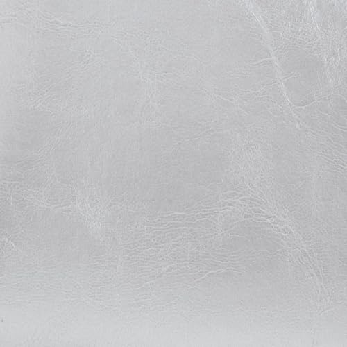 Silver Faux Leather Tub Chair with Footstool R638