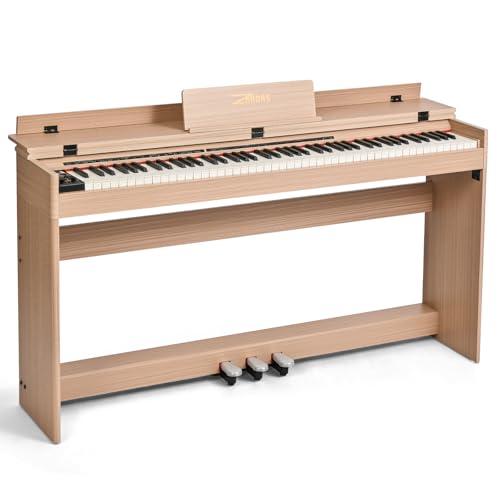 White 88 Key Weighted Digital Piano Keyboard H55392