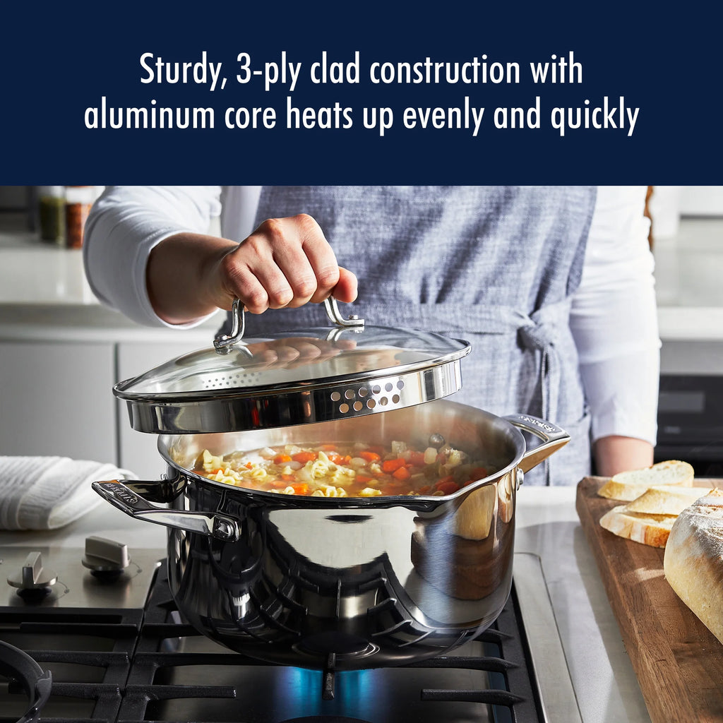 6-qt Stainless Steel Dutch Oven Z5069
