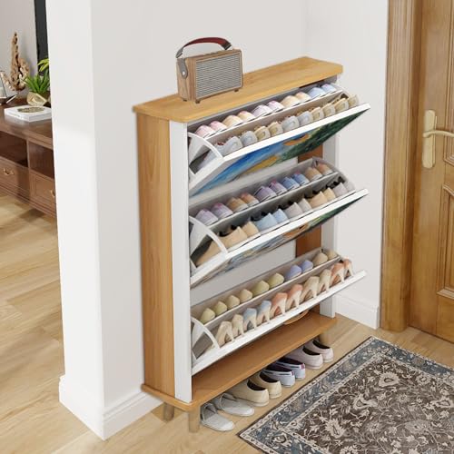 3 Drawer Shoe Cabinet Wood A263