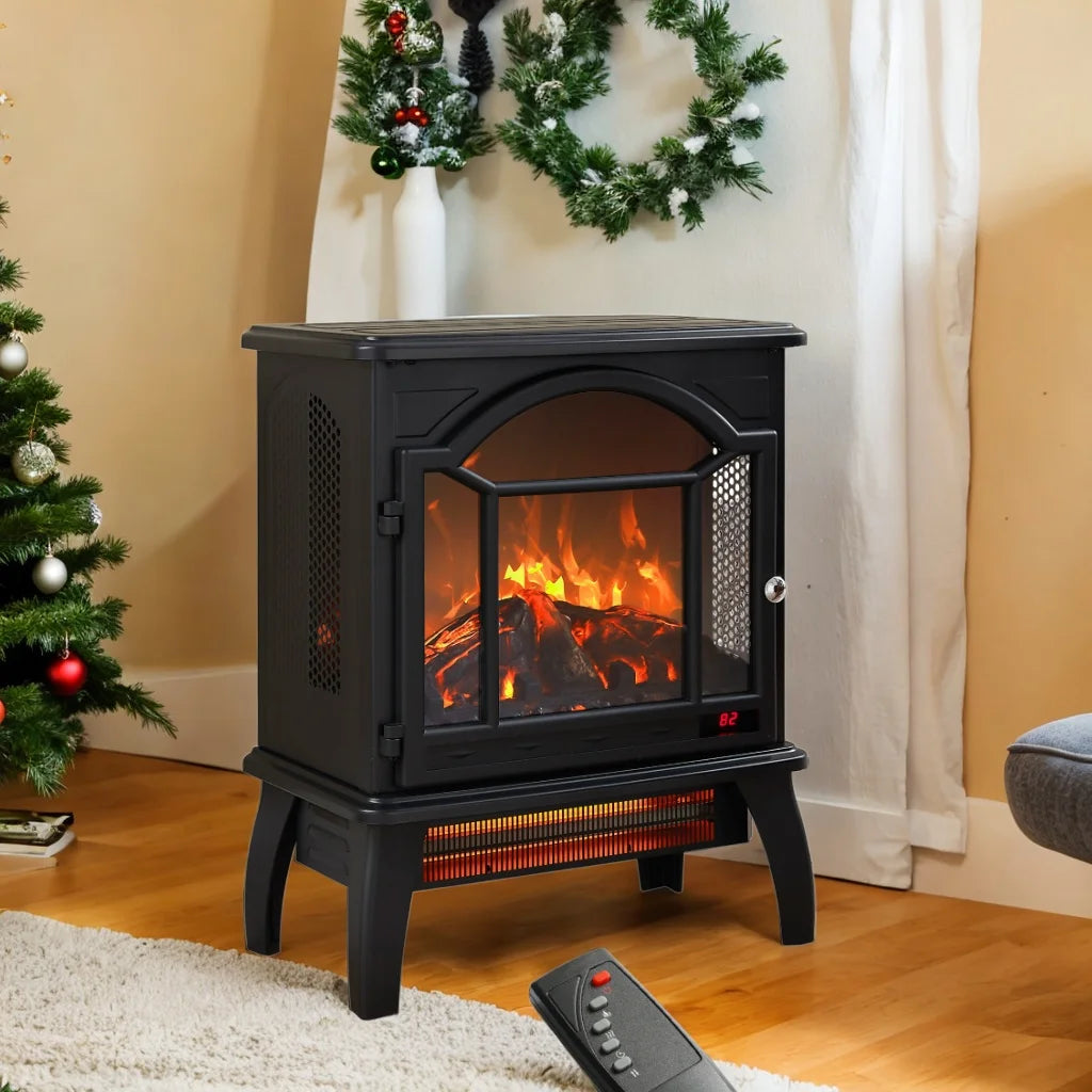 1500W Infrared Electric Heater with 11 Temp Settings and Timer Q37464