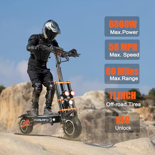 6000W Dual Motor Electric Scooter X9114