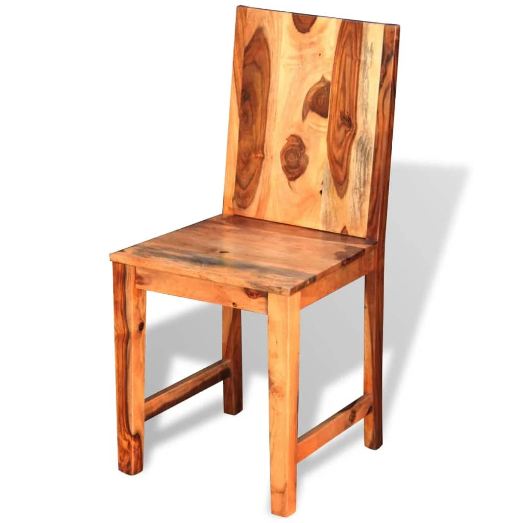 4 pcs Solid Sheesham Wood Dining Chairs A794