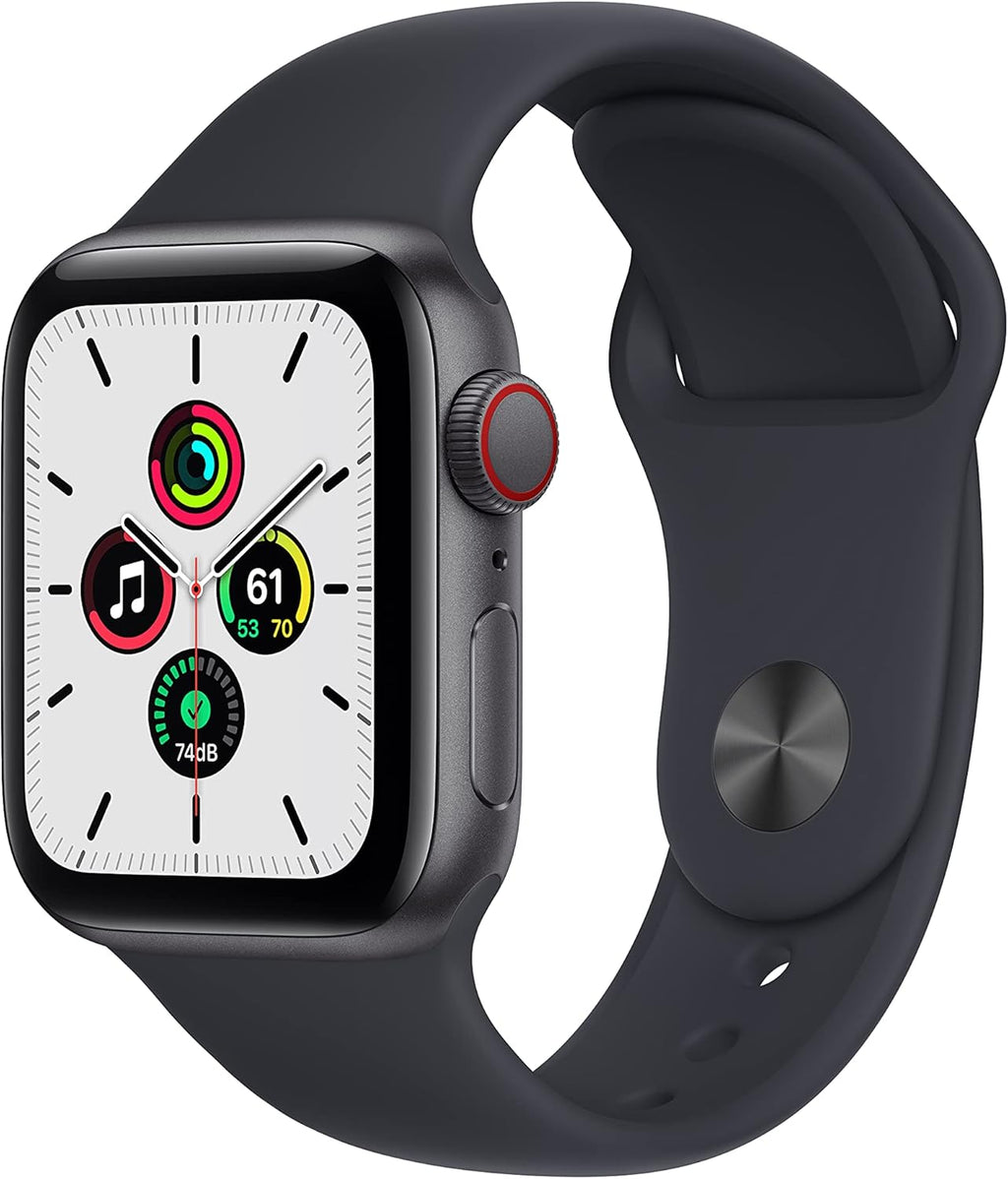 Space Grey Aluminium Case 40mm Smart Watch with Midnight Sport Band E65081