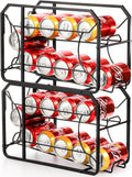 Black Stackable Can Rack Organizer O6030