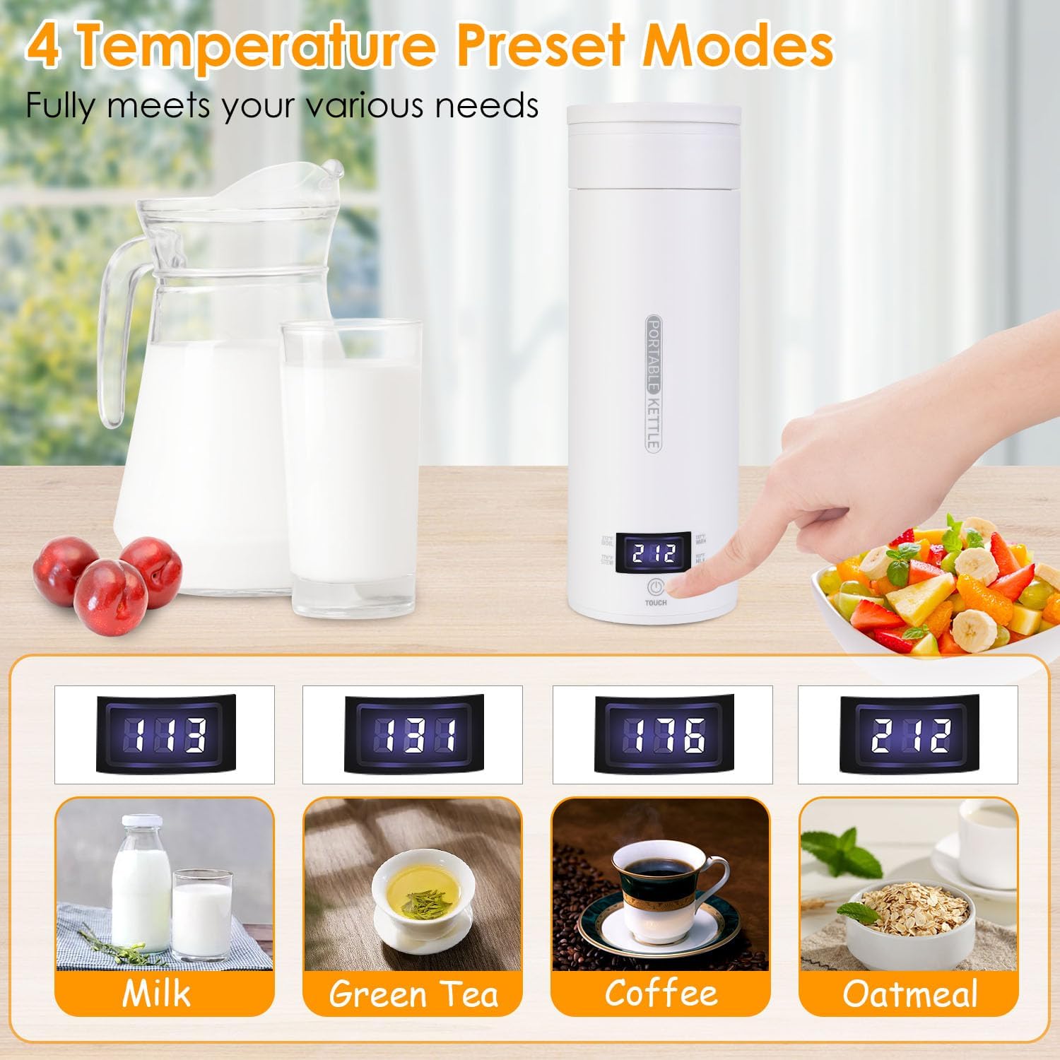 500ML Stainless Steel Electric Kettle G219