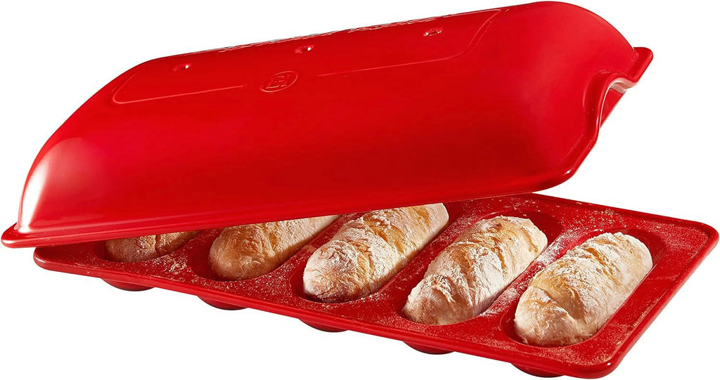 Burgundy 5 Loaves Mini Baguettes Baker Z2717