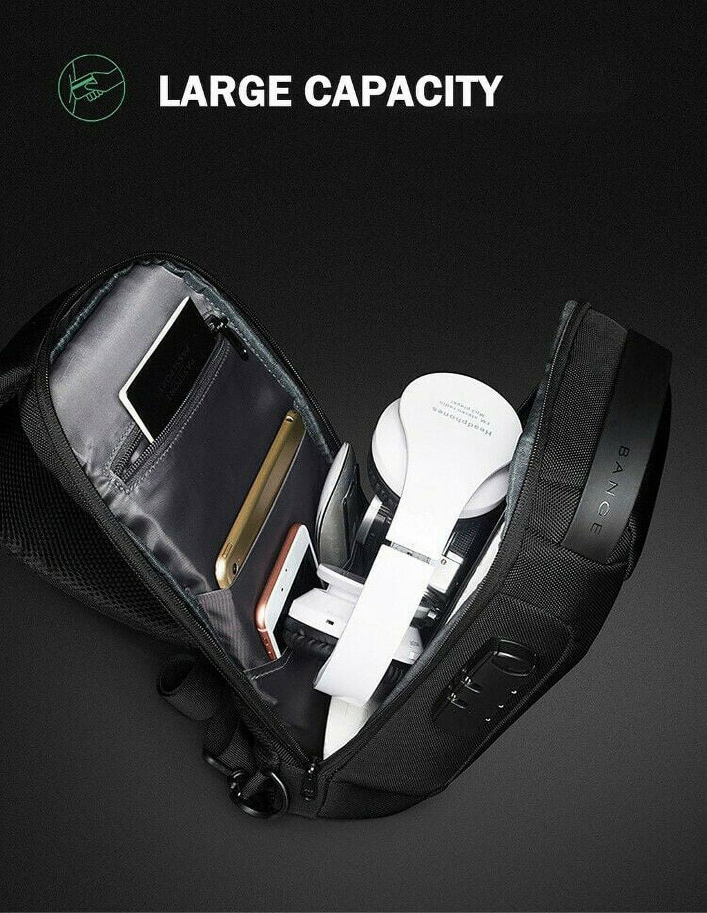 Waterproof Anti-theft Sling Backpack V337066