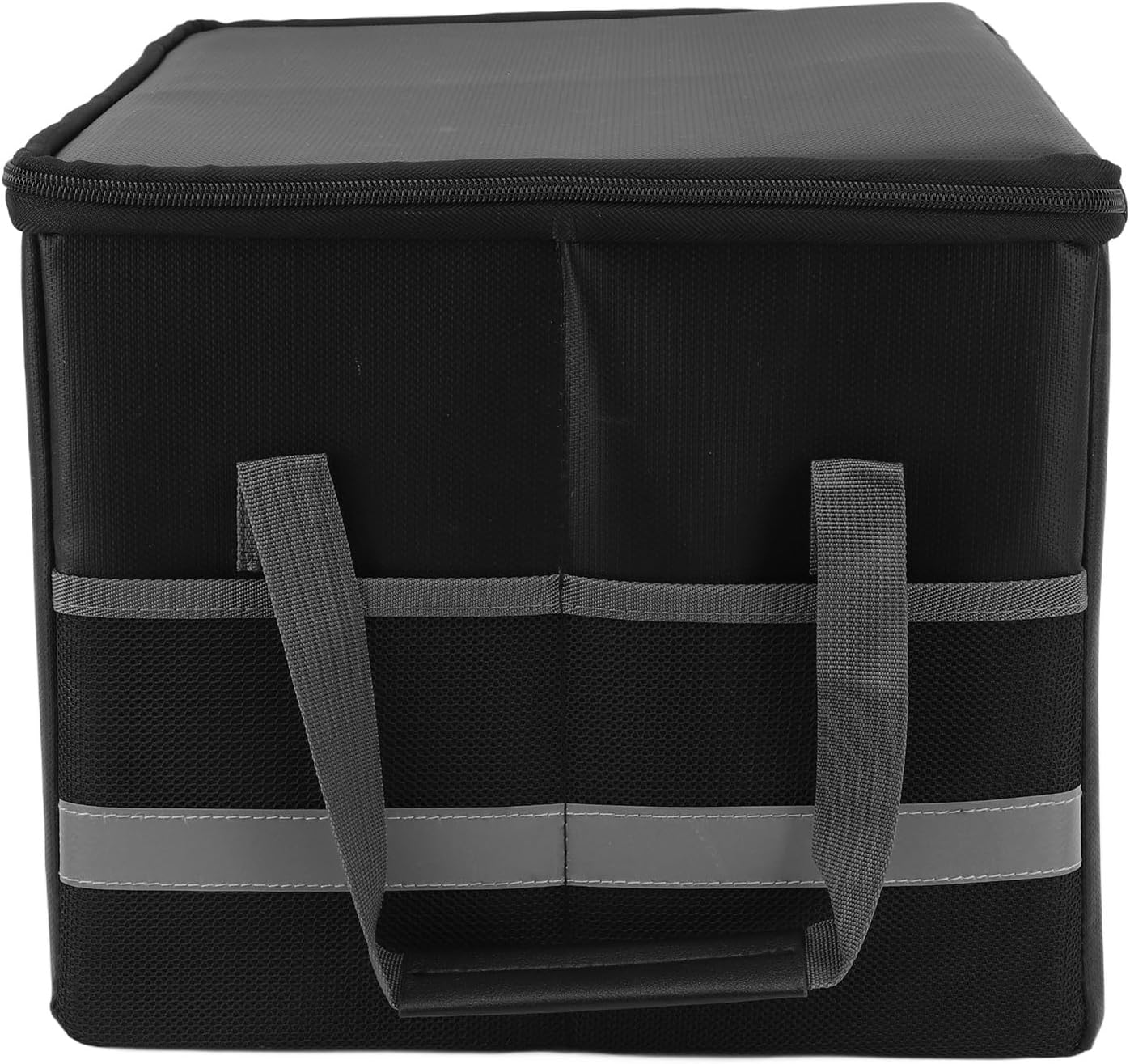 Fireproof Document Box with Lock, 15.6 x 12.2 x 10 Inches C45495